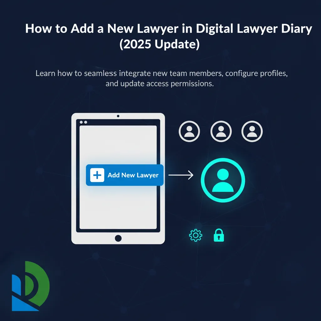 Inviting an associate in Digital Lawyer Diary