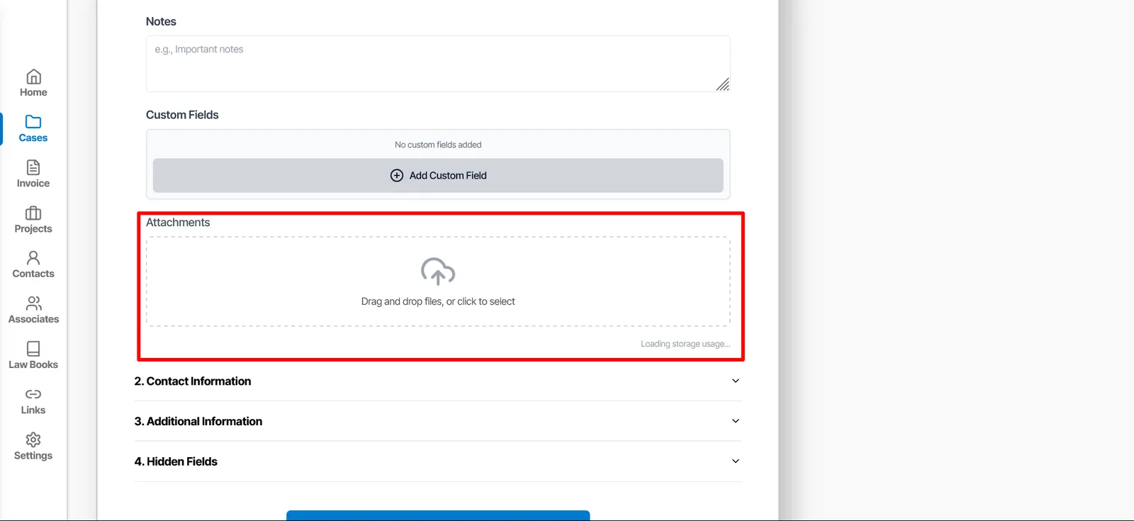 Attachments uploader on desktop